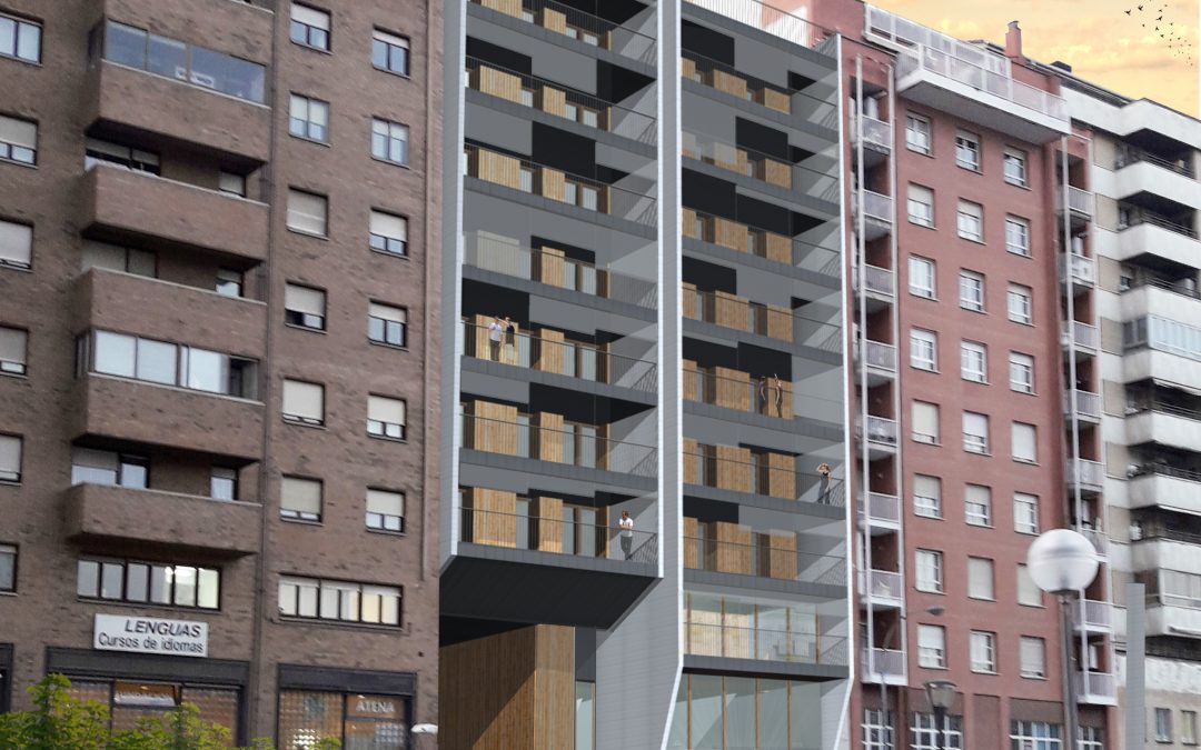 Navarra diseña su primer edificio Passivhaus en MADERA de altura, para viviendas de alquiler social:                                               Proyecto Zure-tokia