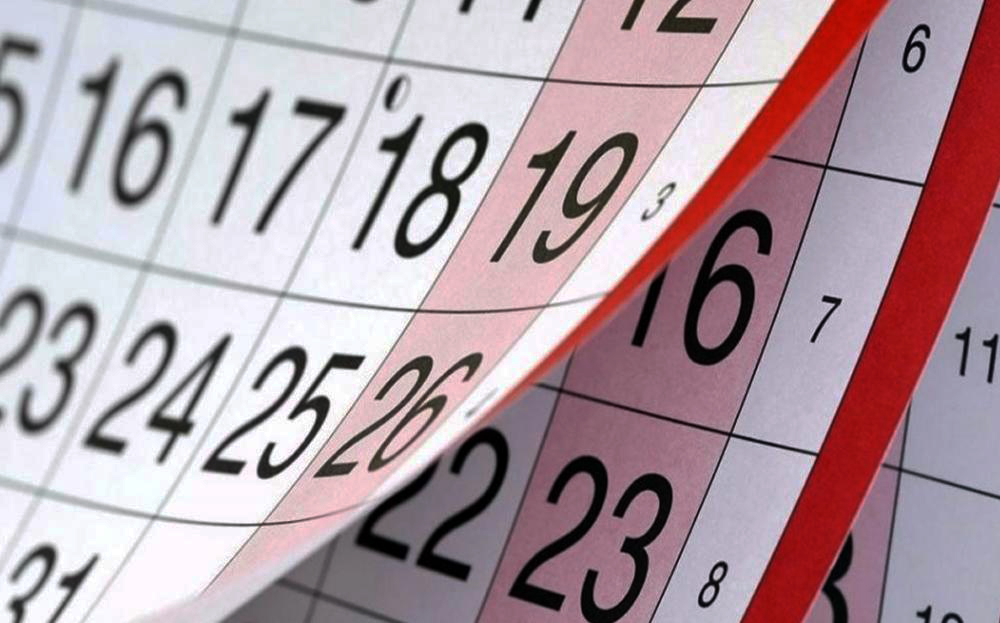 Calendario de exámenes de 1º de bachillerato septiembre 2020/21