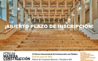 El 2º Fórum Internacional de Construcción con Madera de España se celebrará en Pamplona