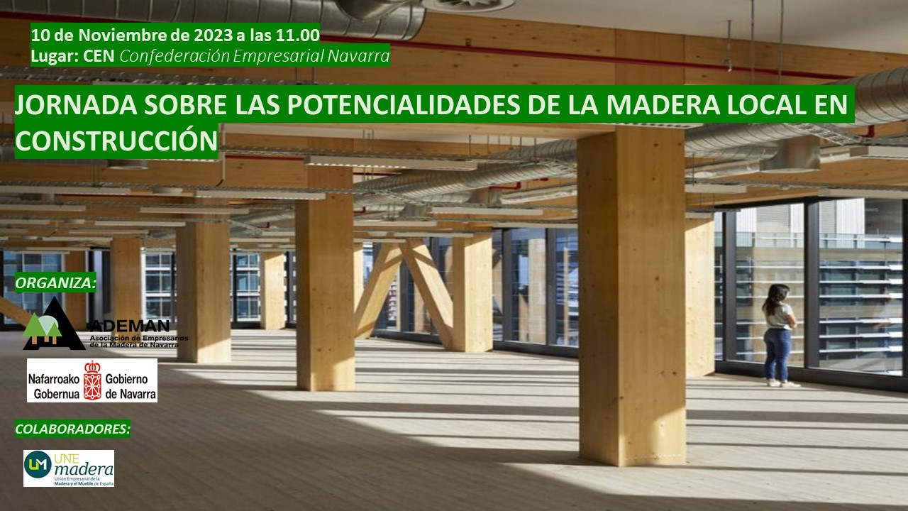 jornada madera local construción navarra