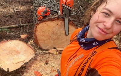 Laura Vallejo, motoserrista e influencer: “Dar a conocer nuestro sector en las redes es vital para que la gente se interese y valore nuestro trabajo”